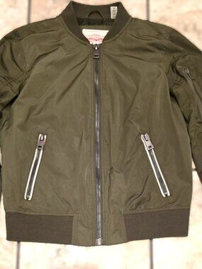 NWOT LEVI'S Lightweight Bomber Utility Jacket Olive Green Size Small